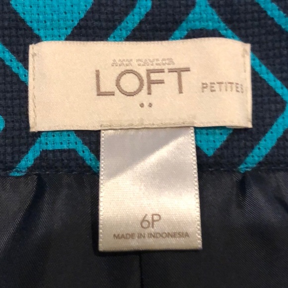 Loft Geometric Pencil Skirt 6P - Picture 4 of 5